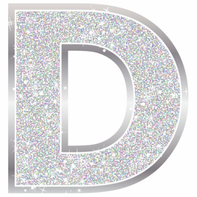 Ornement Photo Sculpture Lettre D (Devant)