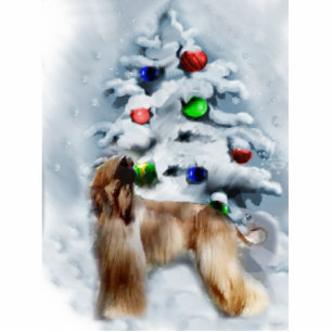 Ornement Photo Sculpture L'ornement de Noël de Hound Afghanistan
