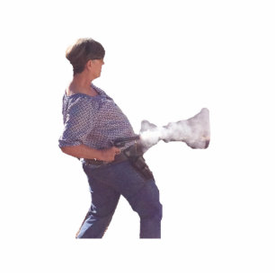 Ornement Photo Sculpture Manieurs de pistolet de l'ouest - Mlle Kitty