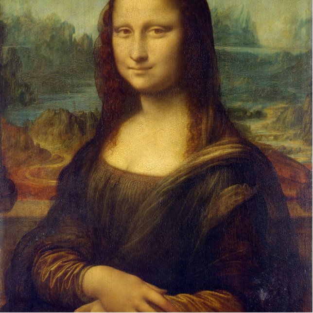Ornement Photo Sculpture Mona Lisa (Devant)