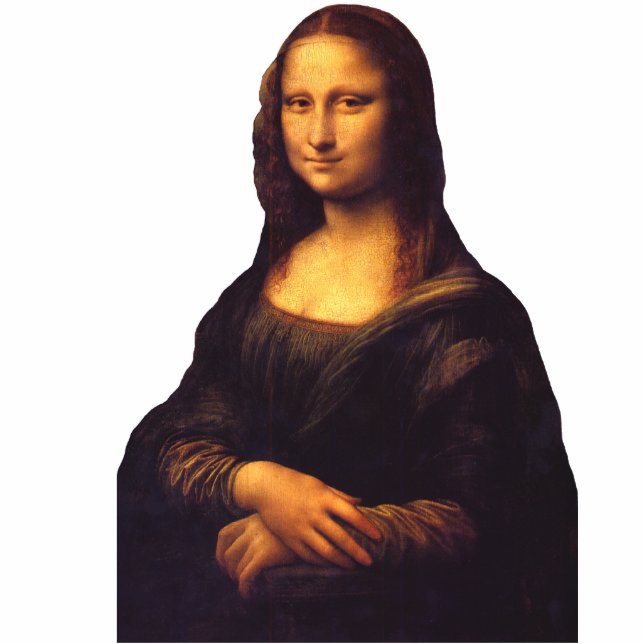 Ornement Photo Sculpture Mona Lisa (Devant)