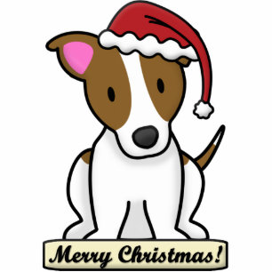 Ornement Photo Sculpture Ornement de Noël de Jack Russell Terrier de bande