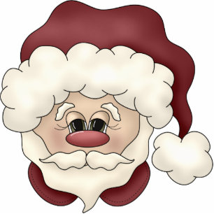 Ornement Photo Sculpture Ornement de Santa Clause
