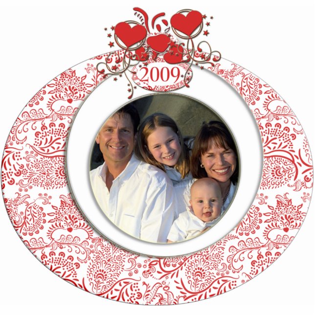 Ornement Photo Sculpture Photo de famille 2009 (Devant)