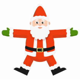 Ornement Photo Sculpture Santa Claus Super Starr