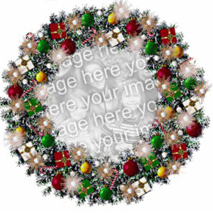 Ornement Photo Sculpture Serment De Noël Avec Votre Propre Photo!