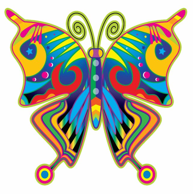 ORNEMENT PHOTO SCULPTURE STATUETTE ART BUTTERFLY (Devant)