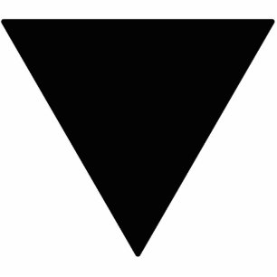 Ornement Photo Sculpture Triangle noire lesbienne