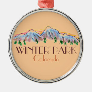 Ornement pittoresque de montagne du Colorado de