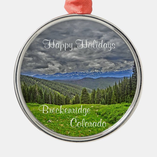 Ornement pittoresque de paysage de Breckenridge le (Devant)