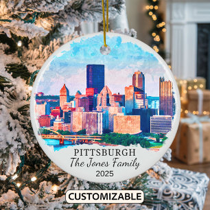Ornement Pittsburgh personnalisé, Pennsylvanie