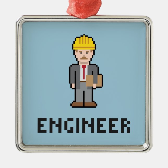 Ornement Pixel Engineer (Devant)