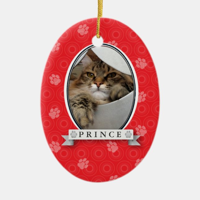 Ornement pour animaux de compagnie Empreintes de p (Devant)