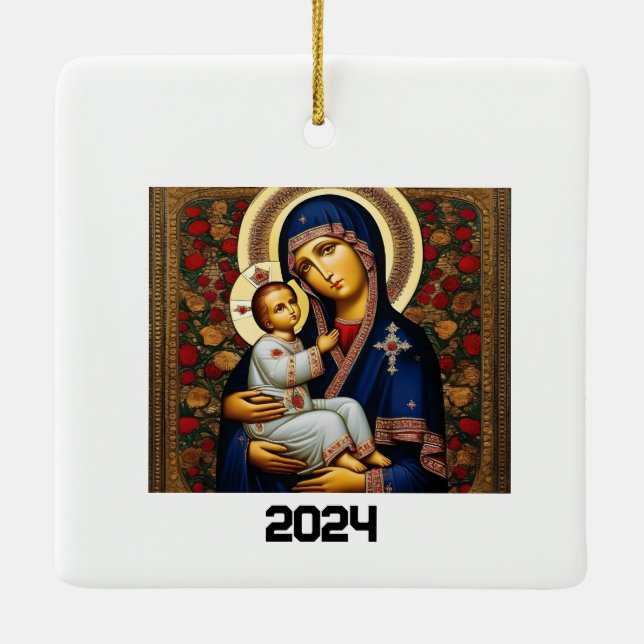 Ornement pour Noël 2024 Ukraine (Dos)