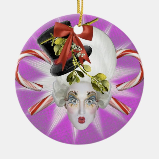 Ornement pourpre et bleu de sottises (Devant)