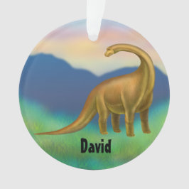 Ornement préhistorique de dinosaure de