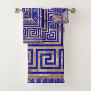 Ornement principal grec - lazulite et or de Lapis