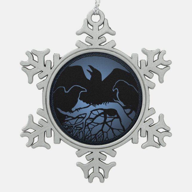 Ornement Raven de Raven/cadeau décoration de (Devant)