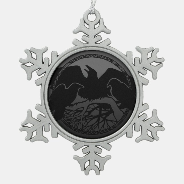 Ornement Raven de Raven/cadeau décoration de (Devant)