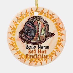 Ornement Red Hot Firefighter