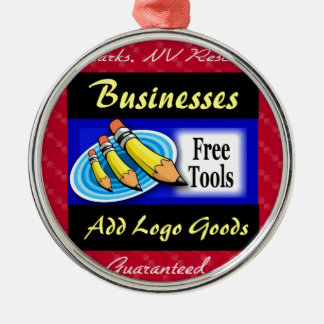 Ornement Rond Argenté "Aucun ordre minimum "