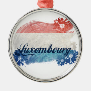 Ornement Rond Argenté Designer Luxembourg
