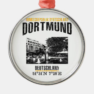Ornement Rond Argenté Dortmund