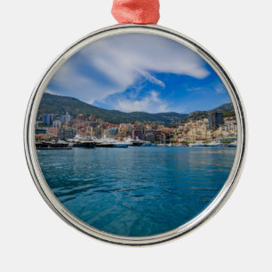 Ornement Rond Argenté Horizon du Monaco