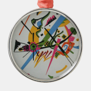 Ornement Rond Argenté Kandinsky Small Worlds