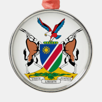 Ornement Rond Argenté Manteau de la Namibie des bras