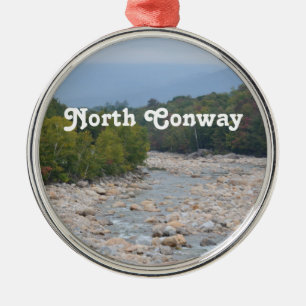 Ornement Rond Argenté Région sauvage du nord de Conway