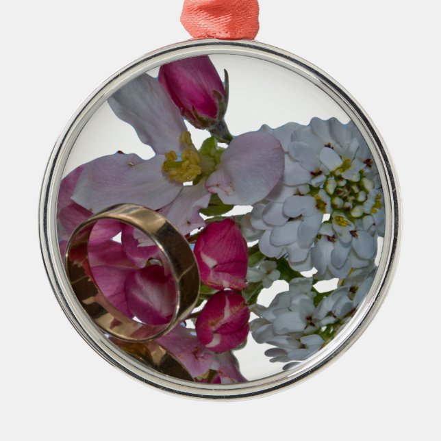 Ornement Rond Argenté Salutations - Salutations (Devant)