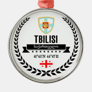 Ornement Rond Argenté Tbilissi