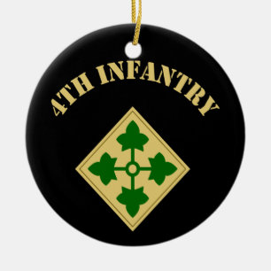 Ornement Rond En Céramique 4ème Division d'infanterie