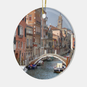 Ornement Rond En Céramique À Dorsoduro, Venise Italie