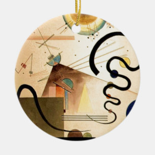 Ornement Rond En Céramique Abstrait Kandinsky
