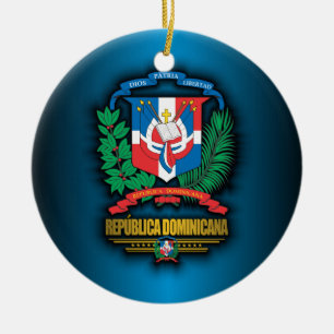 Ornement Rond En Céramique ACO République dominicaine