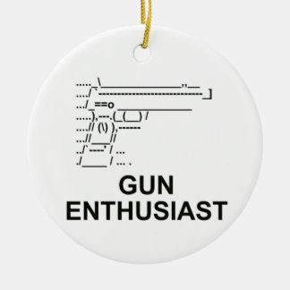 Ornement Rond En Céramique Amoureux Des Armes
