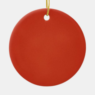 Ornement Rond En Céramique Arrière - plan rouge vif