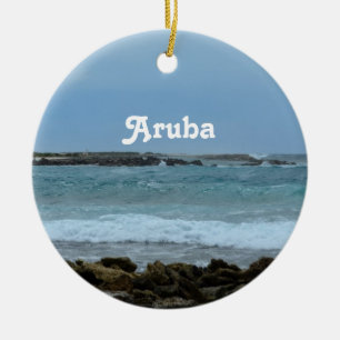 Ornement Rond En Céramique Aruba parfait