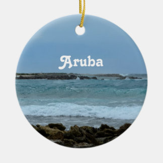 Ornement Rond En Céramique Aruba parfait