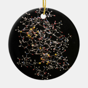 Ornement Rond En Céramique atomes