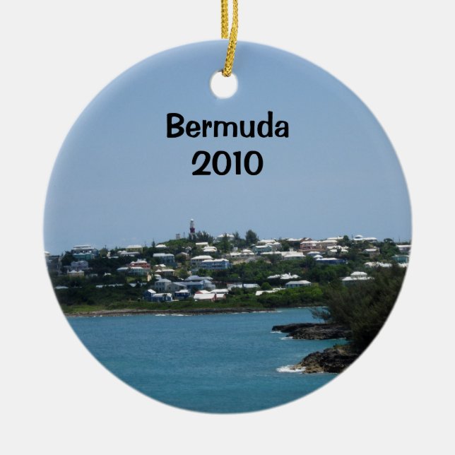 Ornement Rond En Céramique Bermudes, 2010 (Devant)