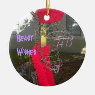 Ornement Rond En Céramique Bête, pingouin, pendentif de vacances