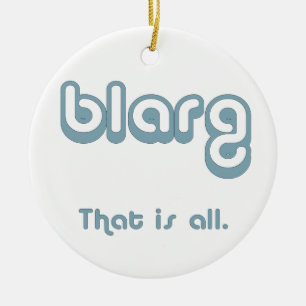 Ornement Rond En Céramique blarg.
