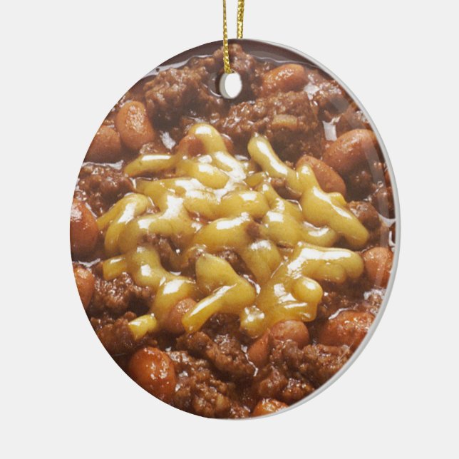 Ornement Rond En Céramique Bol de piment (Gauche)