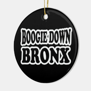 Ornement Rond En Céramique Boogie Down Bronx, NYC