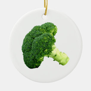 Ornement Rond En Céramique Brocoli