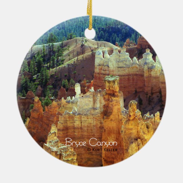 Ornement Rond En Céramique Bryce Canyon (Dos)
