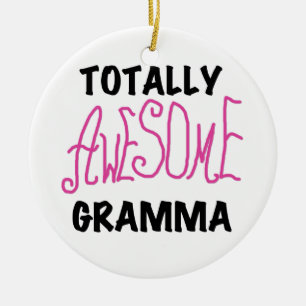 Ornement Rond En Céramique Cadeaux roses totalement impressionnants de